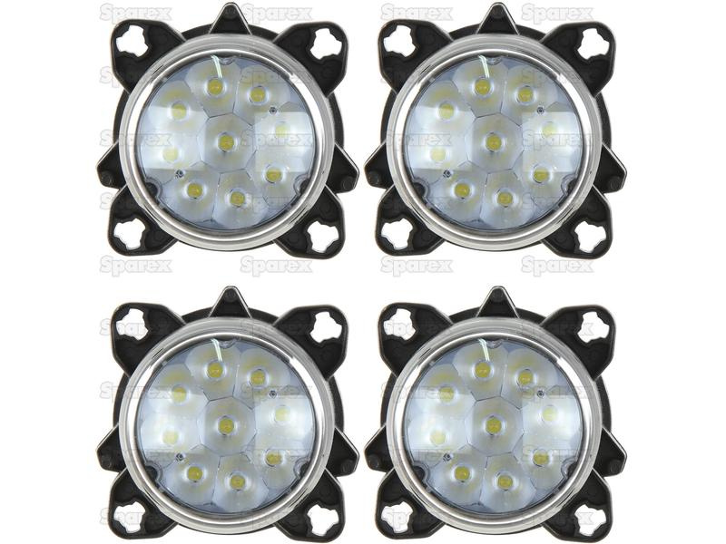 lampy przednie LED drogowe i mijania Massey Ferguson kpl 4 szt S.163751