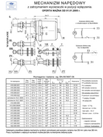 silnik mechanizm wycieraczki 12V, 1,8A, 115 stopni L2=94mm SIMENA 80350941