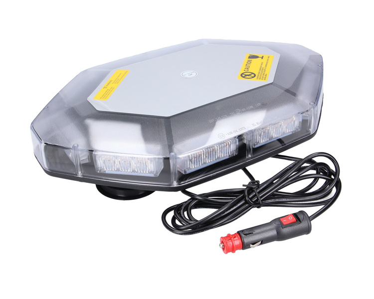 Belka lampa błyskowa ostrzegawcza LED 420x276x80mm R65 R10