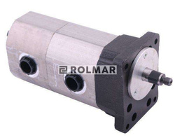 Pompa hydrauliczna podwójna Lewa PZS-KP-25-16 (stary typ) 19/16 cm3/obr Bizon Rekord