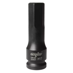 Klucz nasadowy nasadka udarowa trzpieniowa 1/2" długa HEX H17 MJW