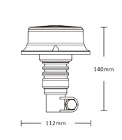 lampa błyskowa ostrzegawcza LED 12/24V na trzpień ALR0055-W Kamar