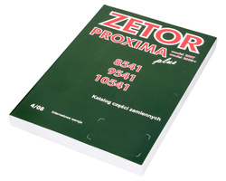 katalog części zamiennych Zetor Proxima Plus 8541, 9541, 10541