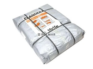 Plandeka SUPER MOCNA 10x15m (srebrna) gramatura 160g/m2