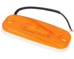 Lampa obrysowa LED pomarańczowa 12/24V 110x45x15