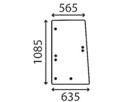 szyba Case, New Holland - boczna prawa otwierana 76303230 (3302)