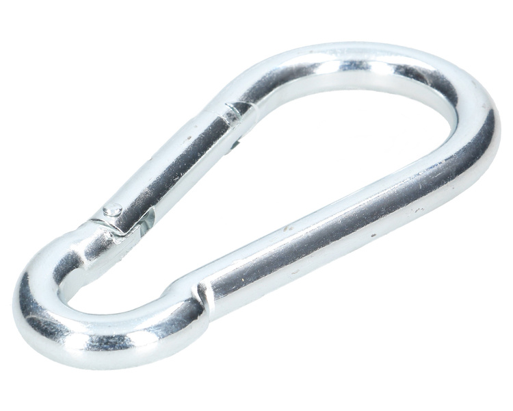 Karabińczyk metalowy klasyczny 12x140mm stalowy