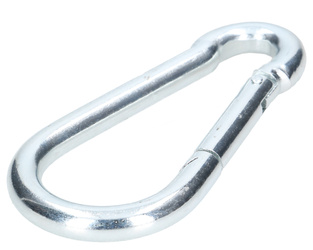 Karabińczyk metalowy klasyczny 12x140mm stalowy