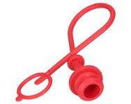 Zatyczka osłona przeciwpyłowa do GNIAZDA szybkozłącza EURO czerwona VOIMA