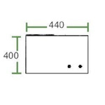 szyba do ciągnika Fendt - tylna dolna przesuwana 281500220050 (5238)