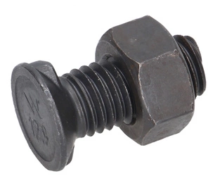 Śruba kpl. płużna dwunoskowa M12x30 mm kl.12.9 Waryński 