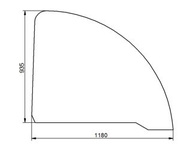 szyba ładowarka teleskopowa Ausa - boczna prawa 35.13051.00 (5324)