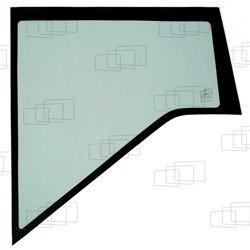 szyba dźwig Liebherr - boczna lewa kabiny operatora (4148)