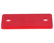 odblask czerwony prostokątny przykręcany 96x42mm