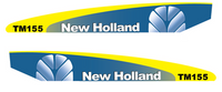 naklejka, logo na maskę New Holland TM155