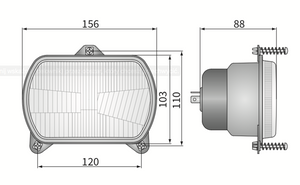 Element optyczny H4, lampa przednia WESEM RGP2.52600 5173676