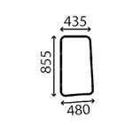 szyba Volvo, Pel Job - boczna lewa 7417433 (3116)