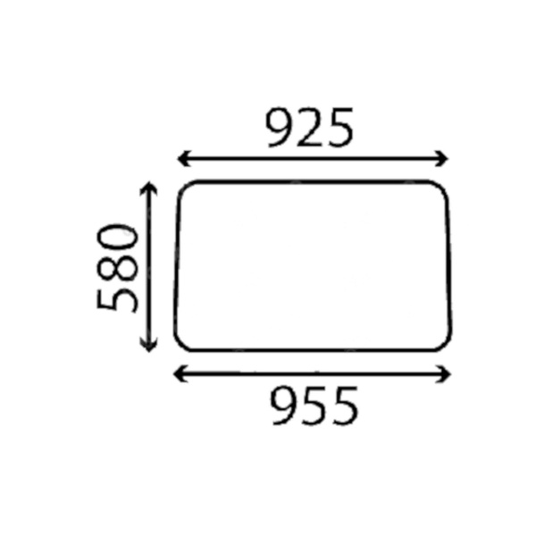 szyba - przednia 81830040