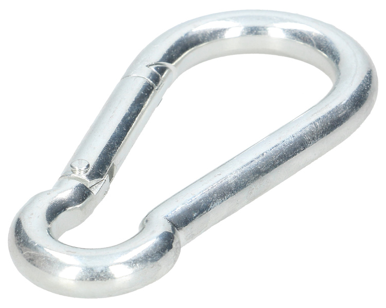 Karabińczyk metalowy klasyczny 11x120mm stalowy