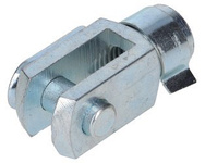 końcówka widełkowa siłownika gazowego ze sworzniem M10, 32mm, fi 8mm