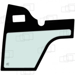 szyba Wacker Neuson - drzwi dolna lewa 350mm 1000307246 (4885)