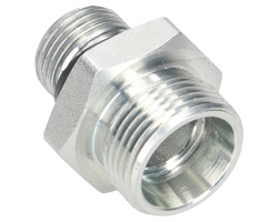Złącze hydrauliczne proste BB (przyłączka) M22x1.5 (15L) x 3/8" BSP z uszczelnieniem XGE15LR-3/8"ED (G3/8X22) Waryński 