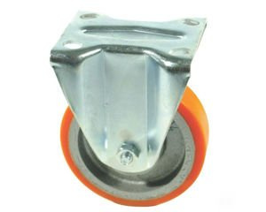 Koło metalowe stałe z powierzchnią z poliuretanu do dużych obciążeń 200mm Rocarr