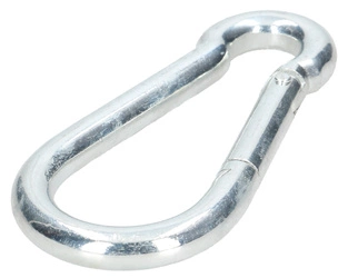 Karabińczyk metalowy klasyczny 11x120mm stalowy