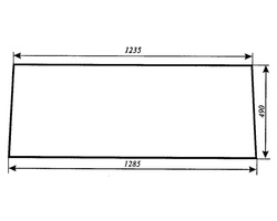 szyba do ciągnika Zetor - tylna 67827958 (202)
