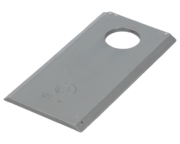 Nożyk kosiarki 96x48x3 śr.fi 19 prosty, kosiarka bębnowa i dyskowa SAMASZ