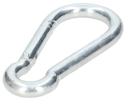 Karabińczyk metalowy klasyczny 11x120mm stalowy