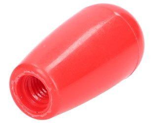 gałka dźwigni wydłużona 52mm, M10 czerwona