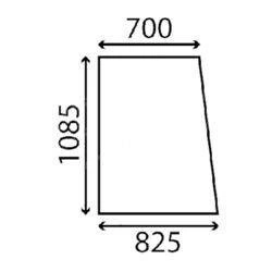 szyba JCB - boczna 827/20081 (3632)