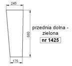 szyba CASE CS 48 52 56 58 63 - przednia dolna (1425)