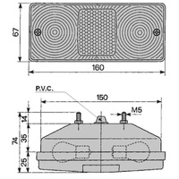 lampa tylna Merlo Cobo 032993, 035578