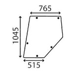 szyba Landini, Massey Ferguson - drzwi górna 3616836M2 (4480)