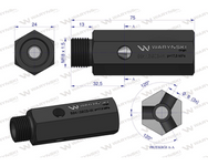 Zawór bezpieczeństwa pompy hydraulicznej do C-385 WARYŃSKI