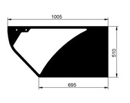 szyba do ładowarki Genie - drzwi dolna 07.0740.0057