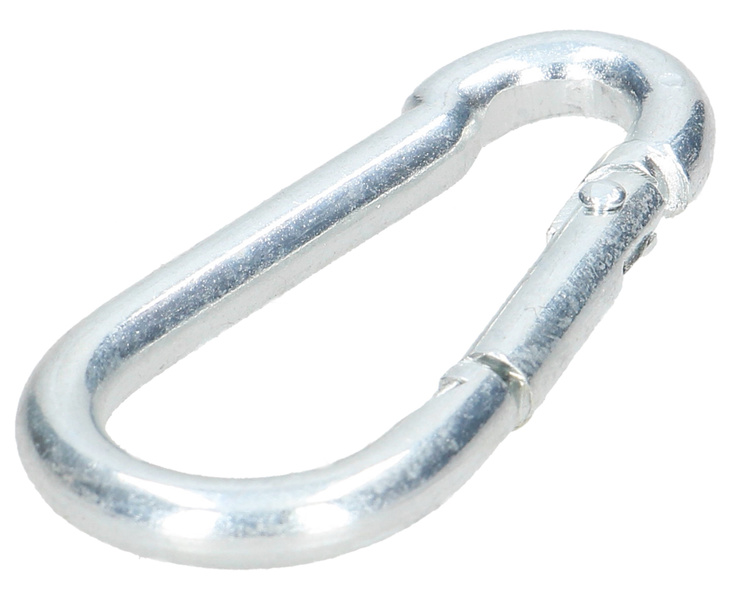 Karabińczyk metalowy klasyczny 5x50mm stalowy