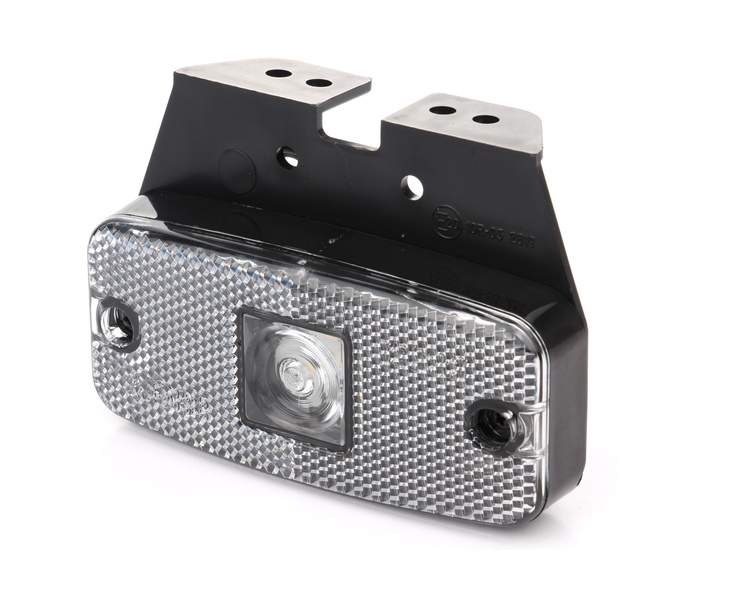 Lampa obrysowa LED 12/24V przezroczysta W46 Waś