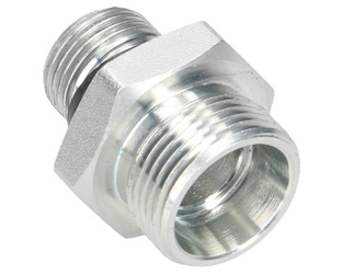 Złącze hydrauliczne proste BB (przyłączka) M22x1.5 (15L) x 3/8" BSP z uszczelnieniem XGE15LR-3/8"ED (G3/8X22) Waryński 