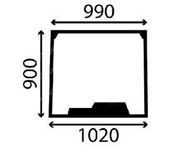 szyba Yanmar - tylna 113218 (3413)