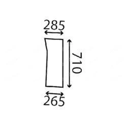 szyba do ciągnika John Deere - przednia dolna R137116