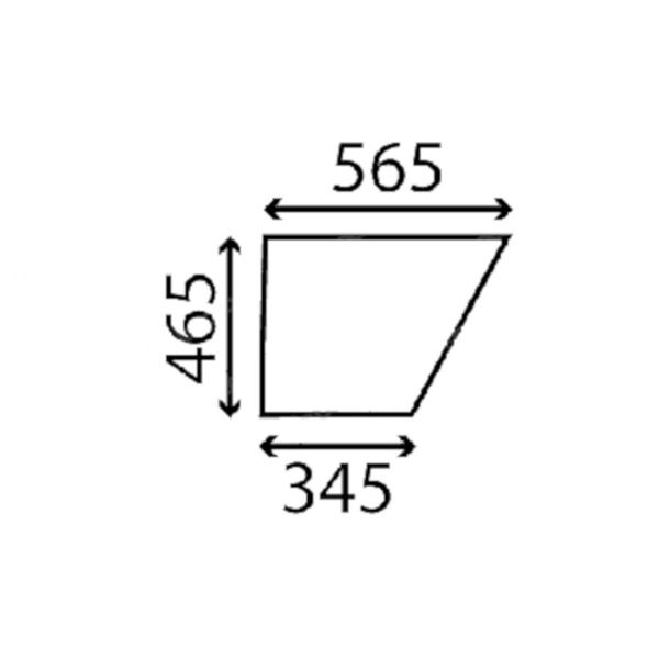 szyba Massey Ferguson - drzwi dolna 3101901M1