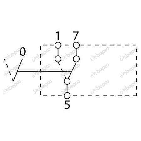 włącznik, przełącznik 42x22mm 2 położenia 3 PIN