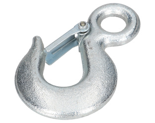 Hak oczkowy z uchem 16mm z zabezpieczeniem 750kg