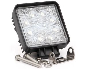 Lampa robocza LED, kwadratowa 10-30V 24W światło skupione