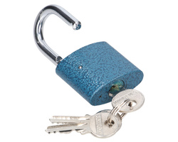 Kłódka Forman KZ-38 żeliwna niebieska