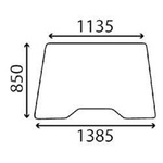 szyba Landini, Massey Ferguson - przednia 1427212M1