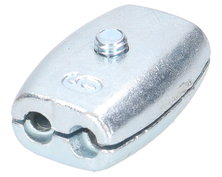 Zacisk liny kubełkowy 6mm ocynkowany